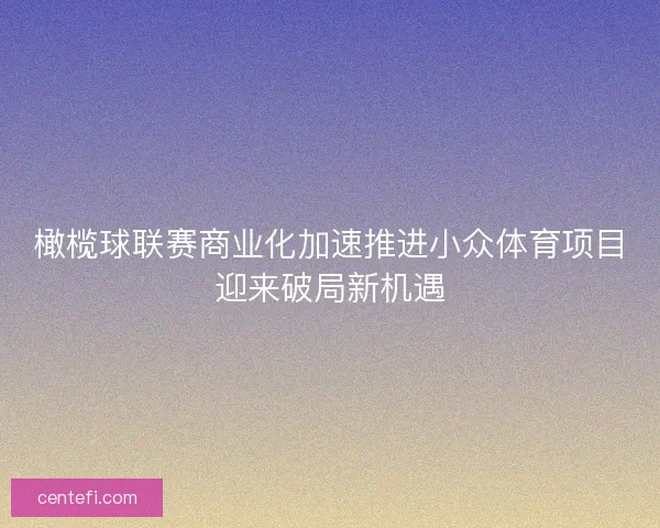 橄榄球联赛商业化加速推进小众体育项目迎来破局新机遇